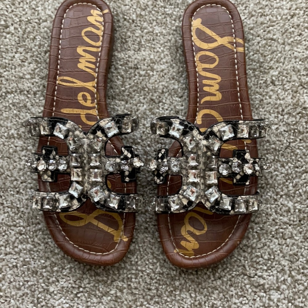 Sam Edelman rhinestone sandals